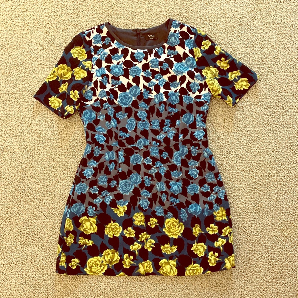 Oasis floral mini dress